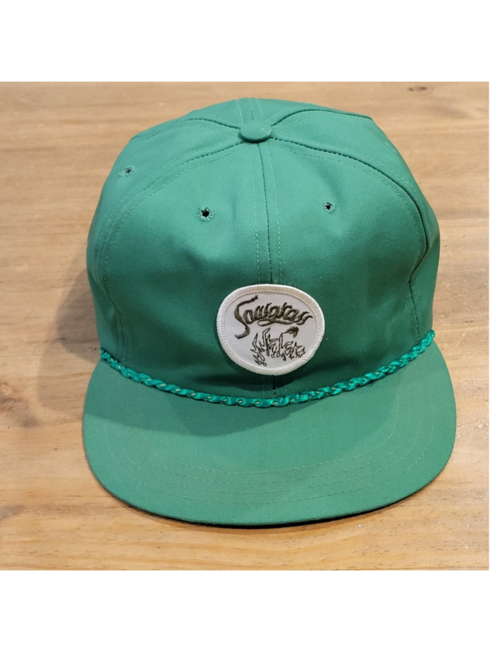 Vintage Sawgrass Golf Hat Town Talk Strap Back Rope TPC Ponte Vedra Course 80s